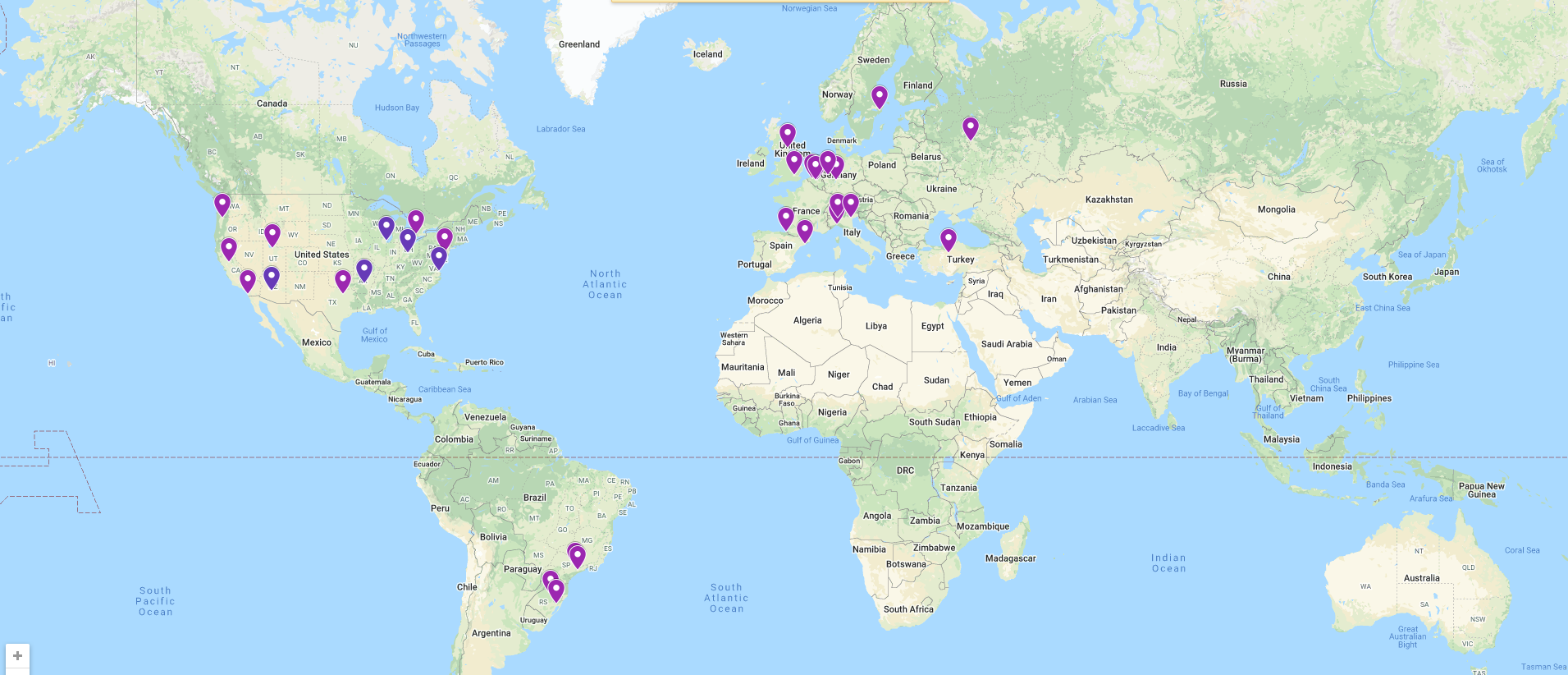 global sites map 
