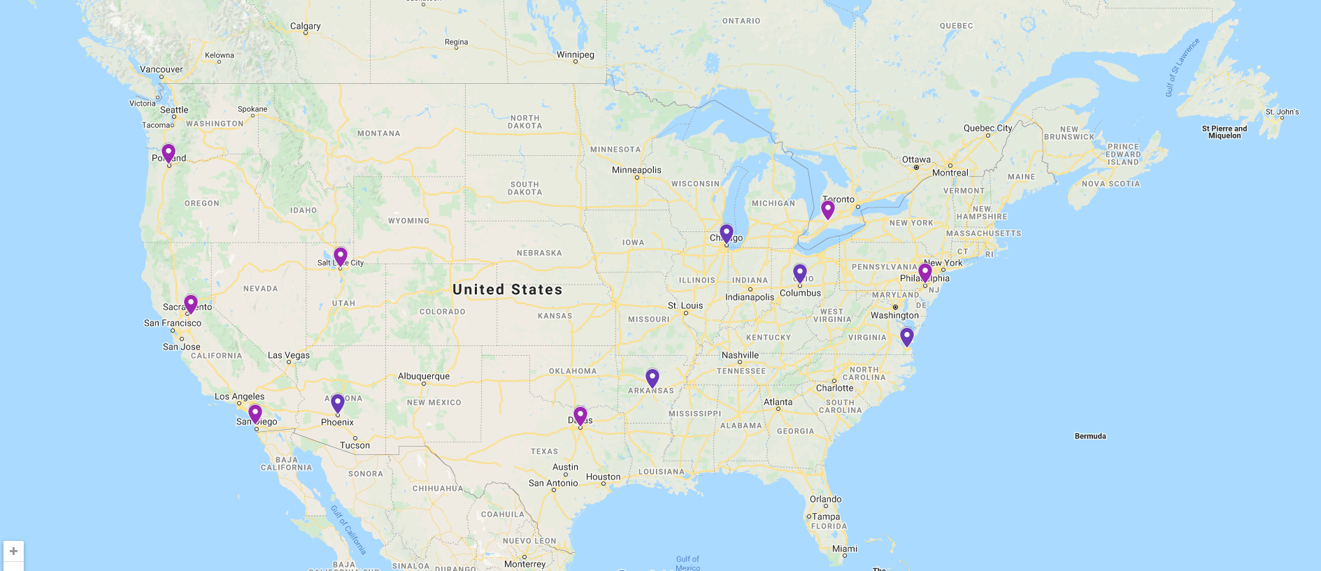 us locations map 
